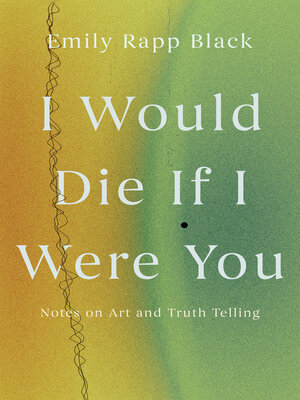 cover image of I Would Die If I Were You